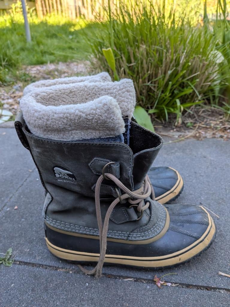 Sorel Winterlaarzen - Warm en Waterdicht mt40, Kleding | Dames, Schoenen, Snowboots, Grijs, Gedragen, Sorel