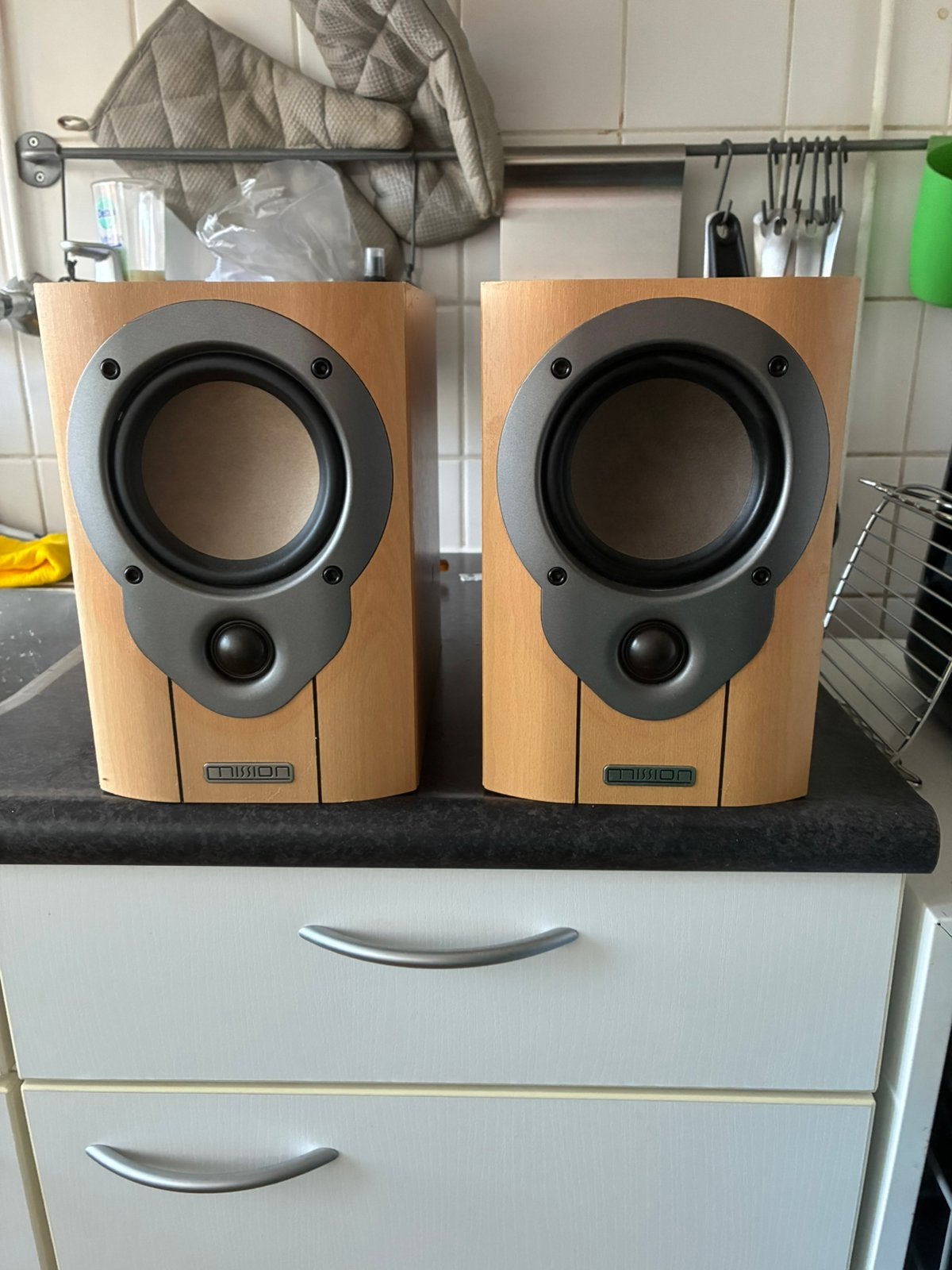 Mission M31i Boekenplank speakers / satelliet speakers, Ophalen, Gebruikt, Mission, Geschikt voor surround/home cinema