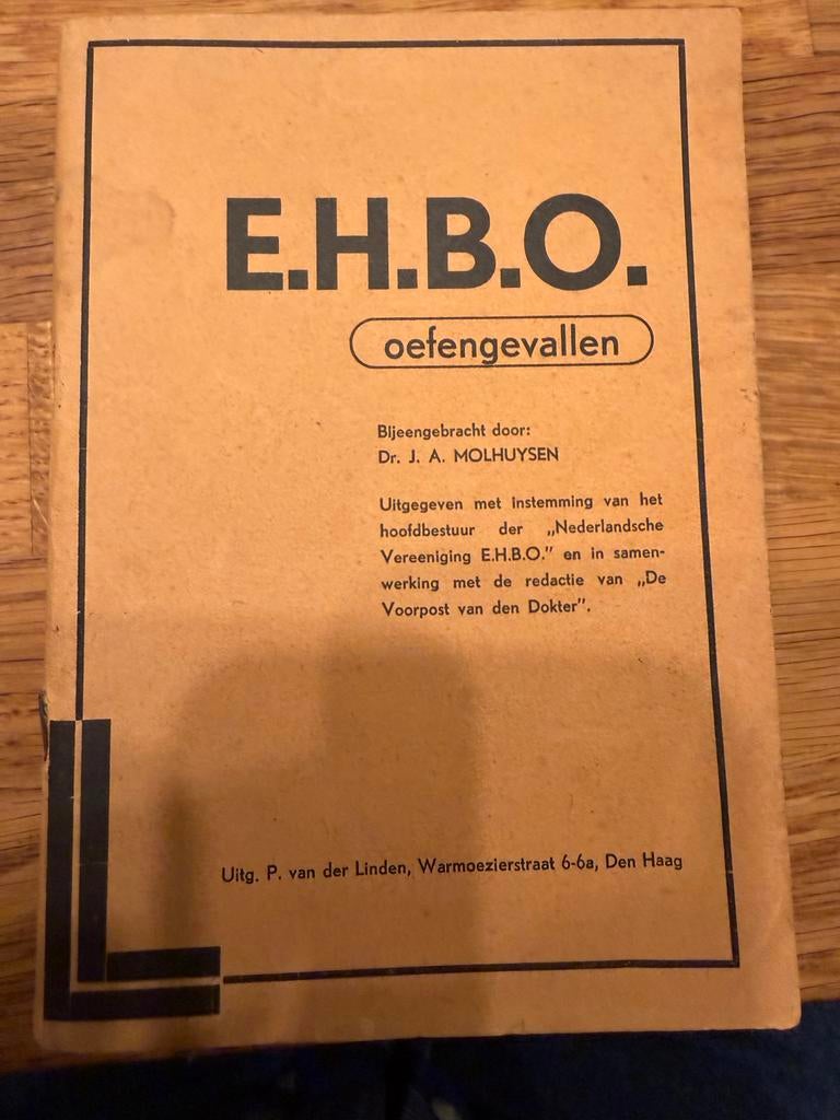 EHBO Oefengevallen - Dr. J.A. Molhuysen (1928), Ophalen of Verzenden, Gamma, Gelezen, Overige niveaus