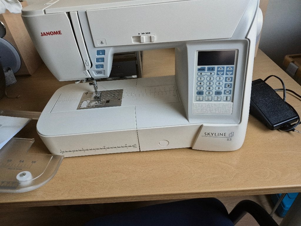 Janome skyline S3 naaimachine, Ophalen, Zo goed als nieuw, Naaimachine, Janome