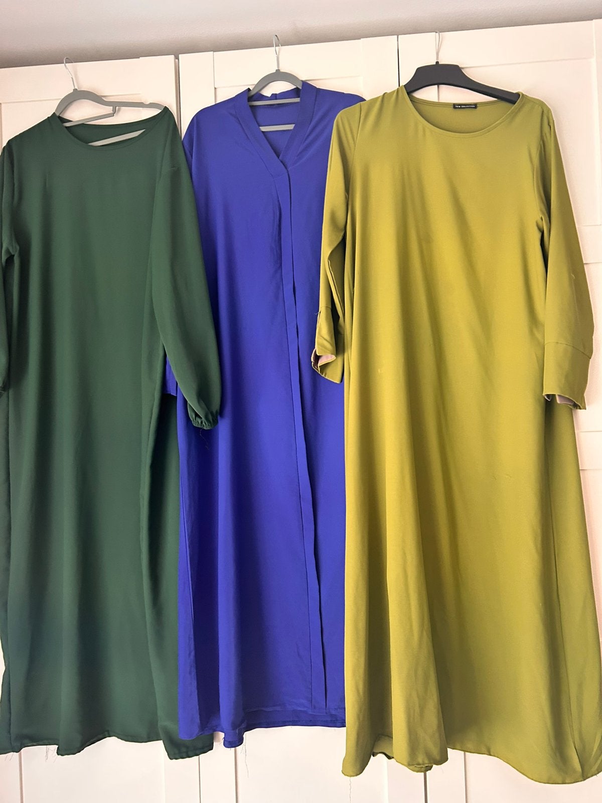 Mooie lange jurken abaya abiye maat L, Kleding | Dames, Jurken, Ophalen of Verzenden, Zo goed als nieuw, Maat 38/40 (M), Onder de knie