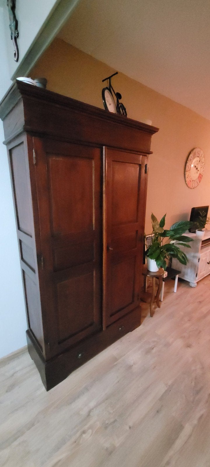 teak houten kast, Antiek en Kunst, Antiek | Meubels | Kasten, Ophalen