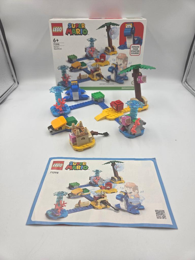 Lego Mario 71398 Dorrie’s Beachfront - Expansion Set, Compleet, Lego, Ophalen of Verzenden, Zo goed als nieuw