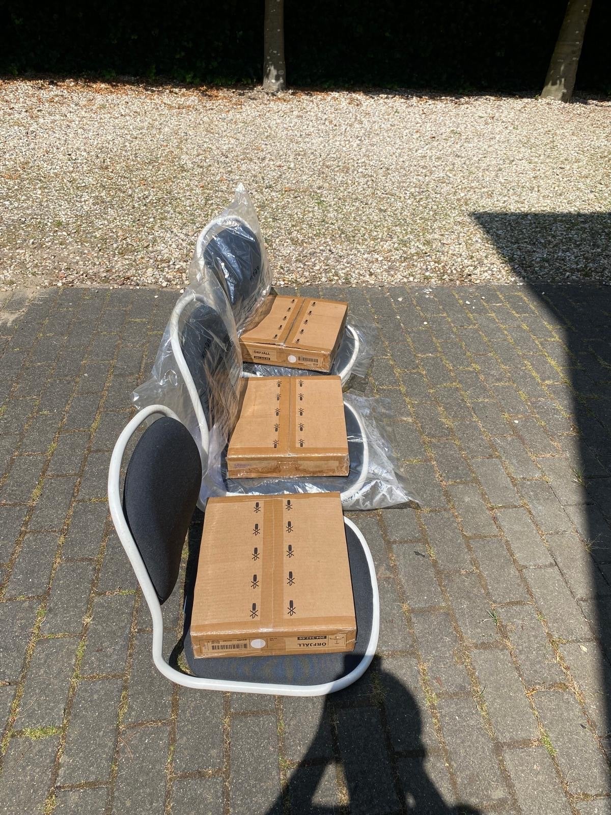 3x IKEA "ÖRFJÄLL" bureaustoelen - Nieuw in doos, Huis en Inrichting, Stoelen, Ophalen, Drie, Nieuw, Stof