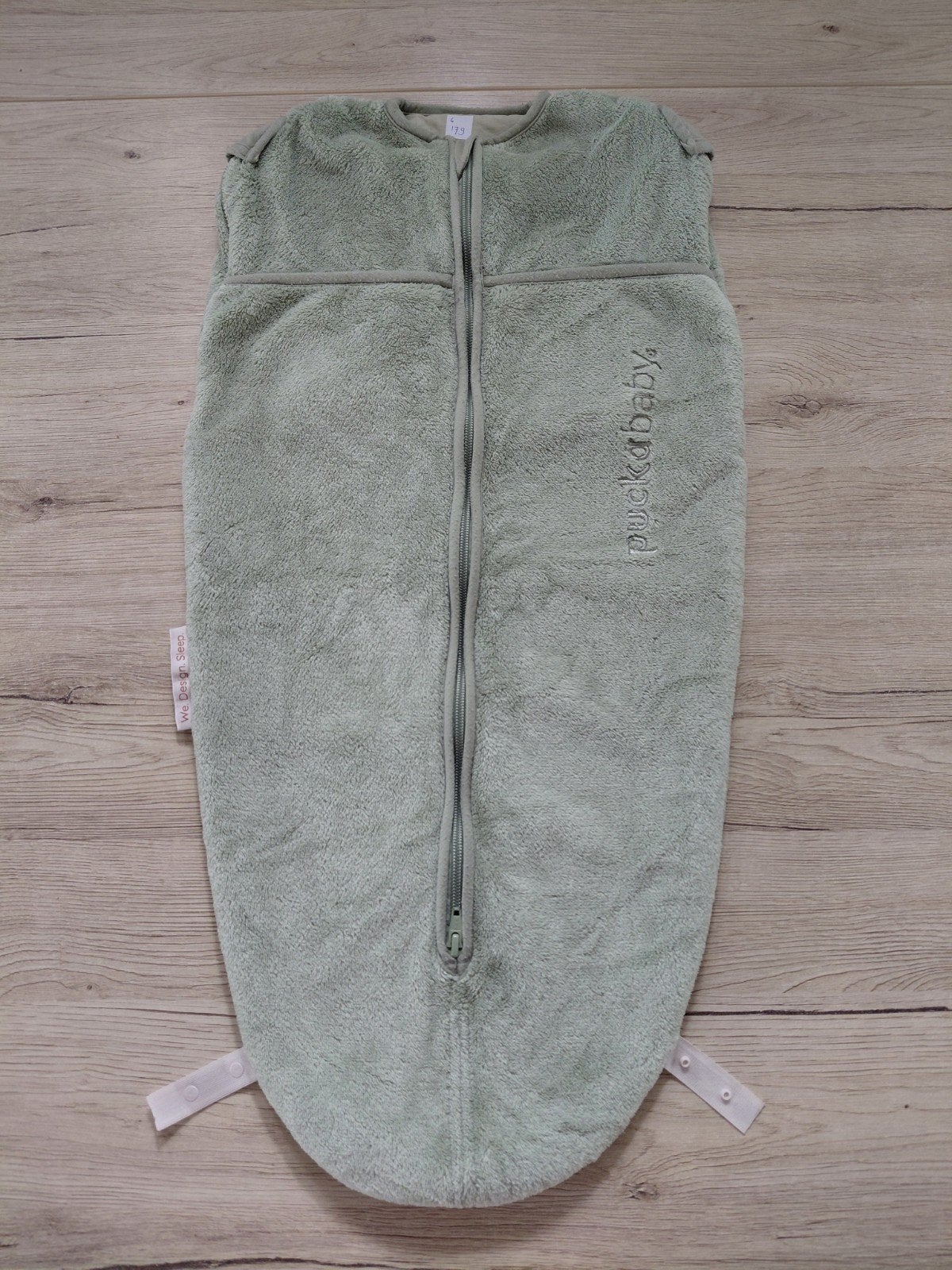 Puckababy mini, teddy Olive, gebruikt maar prima, Kinderen en Baby's, Groen, Gebruikt, Bakerzak of Bakerdoek, Inclusief buikband