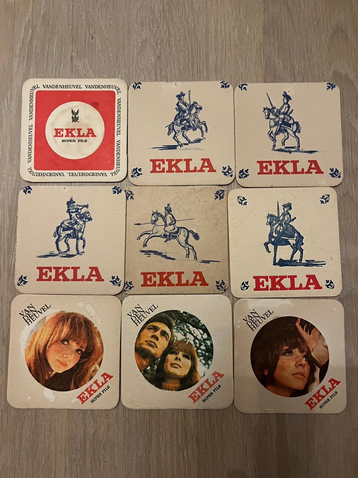 Bierviltjes Ekla Vandenheuvel Belgie, Ophalen of Verzenden, Gebruikt, Viltje(s), Overige merken