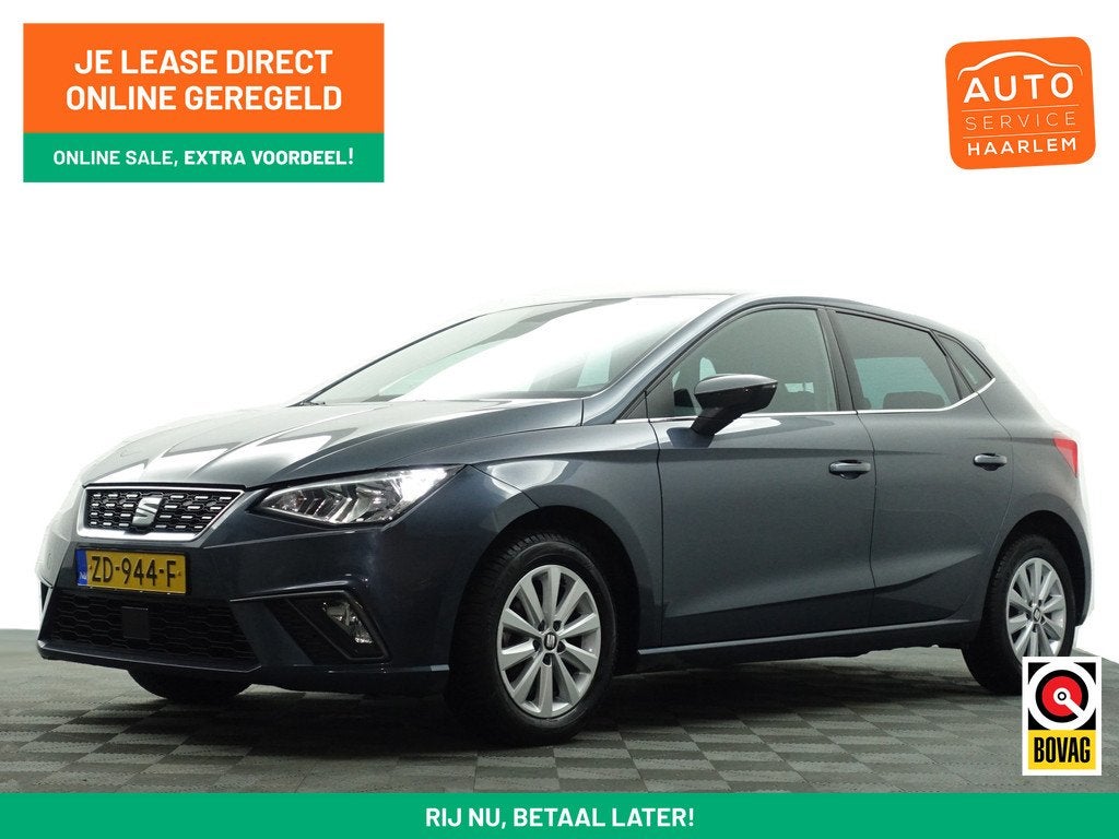 SEAT Ibiza 1.0 TSI Excellence- Alcantara Interieur, CarPlay,, Auto's, Seat, Voorwielaandrijving, Met garantie (alle), Ibiza, Bedrijf