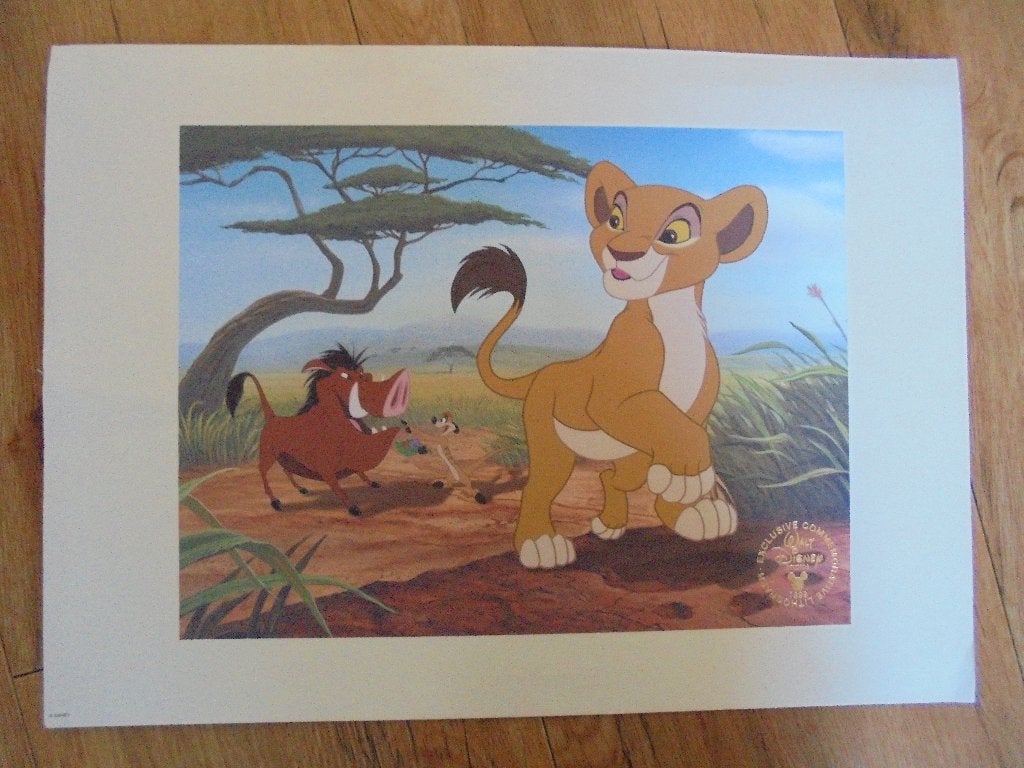 Timon en Pumbaa, A4 of kleiner, Rechthoekig Liggend, Nieuw, Ophalen of Verzenden