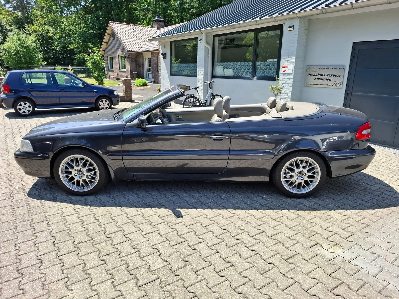Volvo C70 2.4 T Cabrio 2000 Grijs, Auto's, Volvo, Voorwielaandrijving, Cabriolet, 4 stoelen, 10 km/l