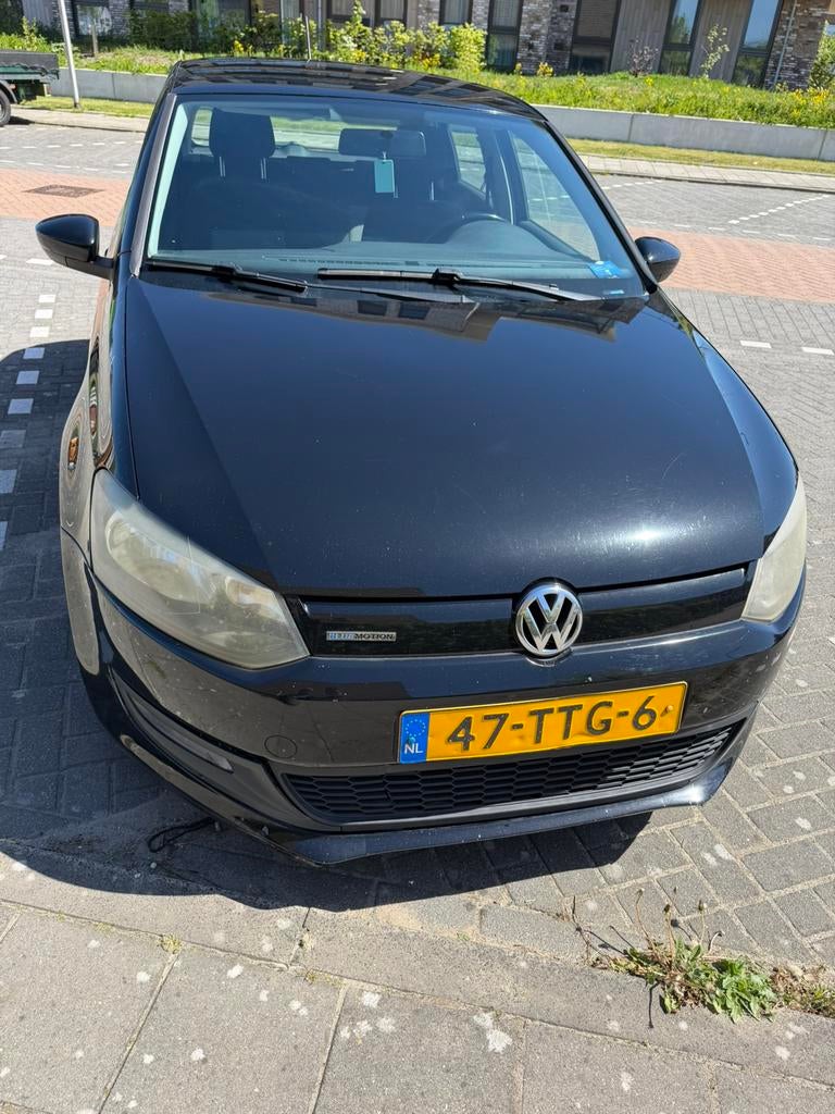 Volkswagen Polo 1.2 TDI 55KW BM 2012 Zwart, Auto's, Volkswagen, Voorwielaandrijving, Stof, 74 pk, Zwart