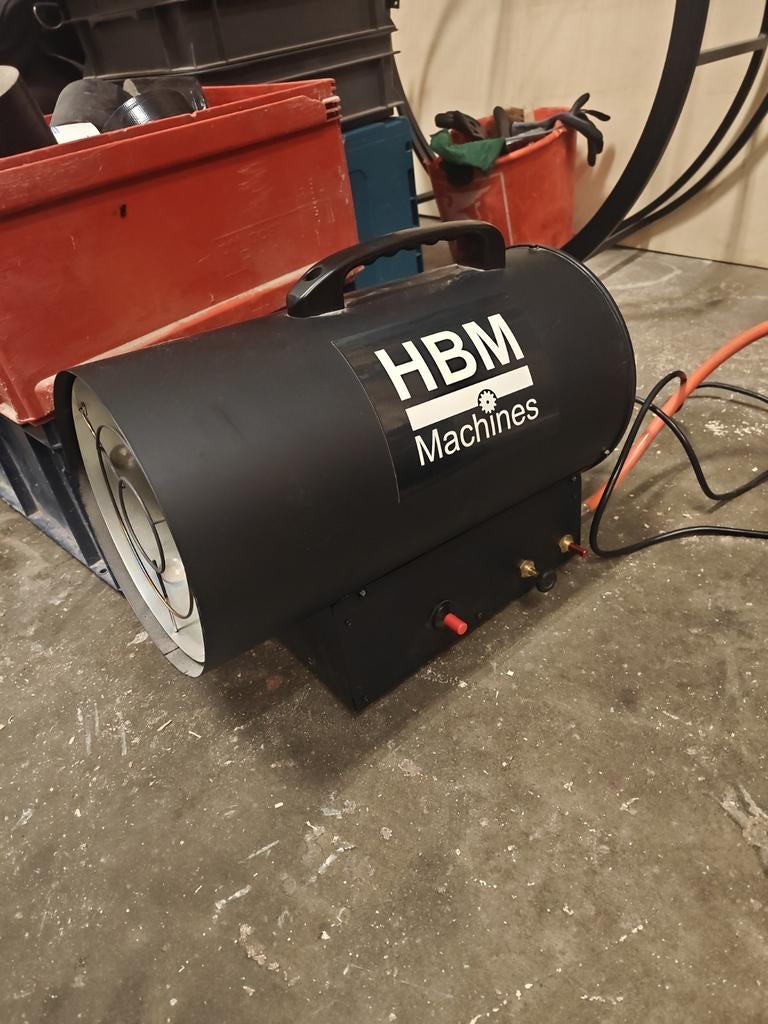 HBM Gas Kanon Heater 15.0KW 230V - Werkplaatsverwarming, Doe-het-zelf en Verbouw, Verwarming en Radiatoren, Ophalen of Verzenden