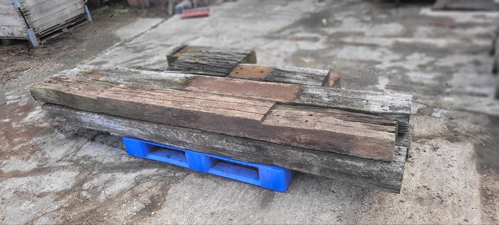 Gebruikte treinbielzen voor tuin en landschap, Ophalen, Gebruikt, 100 tot 200 cm, Biels