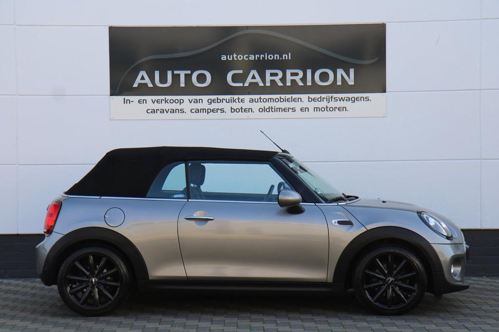 Mini Cabrio 1.5 Cooper Chili LED Navi Cruise Union Jack !, Auto's, Mini, Voorwielaandrijving, Gebruikt, Cabriolet, 4 stoelen