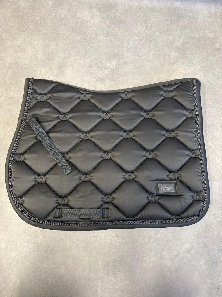 Equestrian Stockholm dekje steel grey grijs full spring, Full (L), Equestrian Stockholm, Ophalen of Verzenden, Zo goed als nieuw
