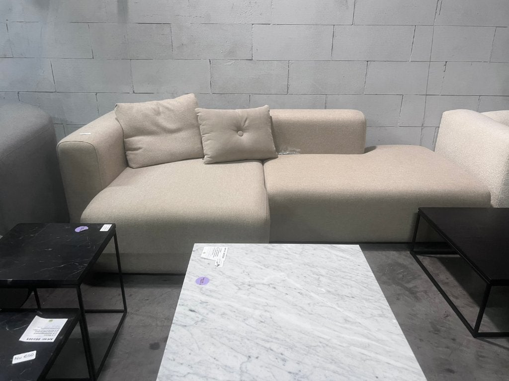 HAY Mags 2,5- zits bank Beige | Van €3500, nu voor, 75 tot 100 cm, HAY, HAY, 200 tot 250 cm