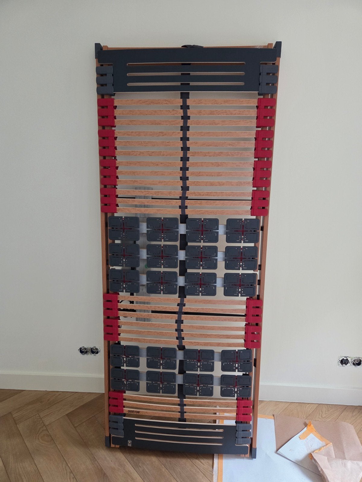 Elektrisch verstelbare lattenbodems, elk 80x200 cm, Ophalen, Zo goed als nieuw, Eenpersoons, 80 cm