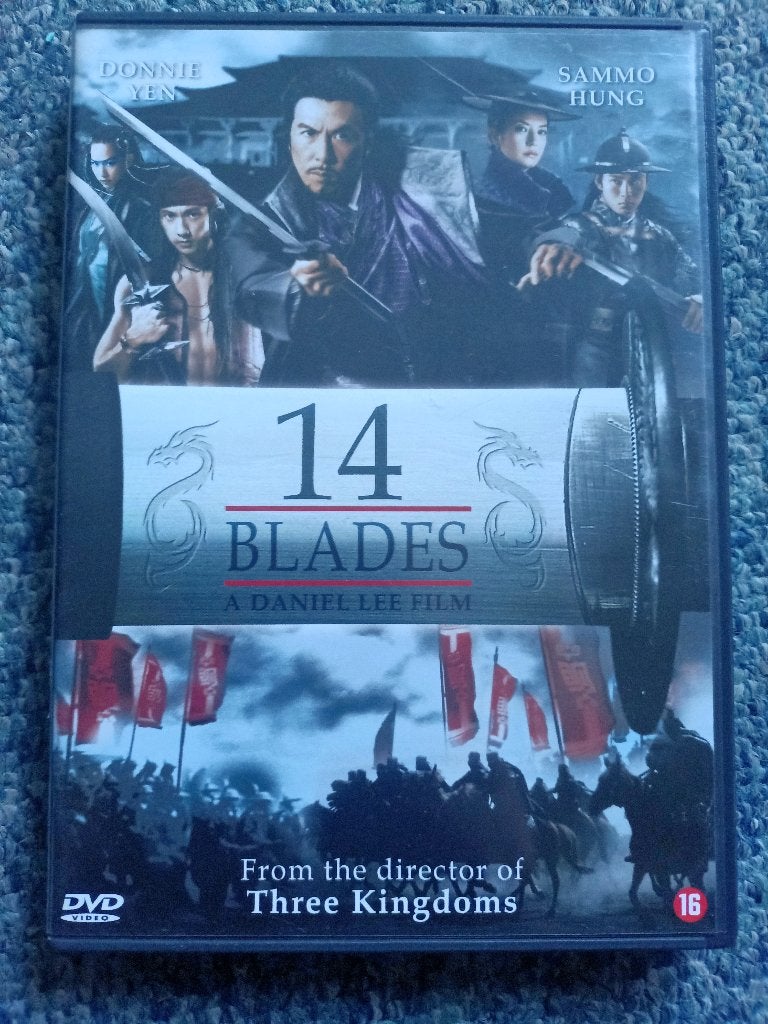 14 Blades DVD - Actiethriller met Donnie Yen. #mma, Vanaf 16 jaar, Nederlands, Actiethriller, Ophalen of Verzenden