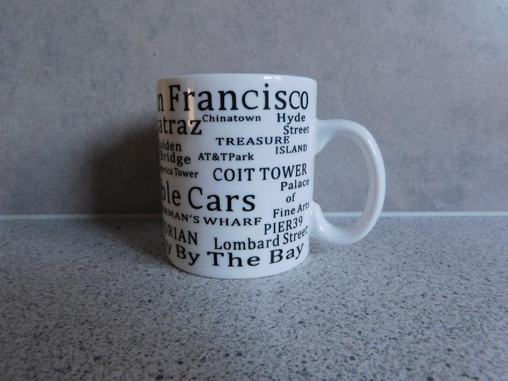 Mok 7x6,2 cm. Highlights San Francisco, Ophalen of Verzenden, Zo goed als nieuw, Overige stijlen, Kop(pen) en/of Schotel(s)