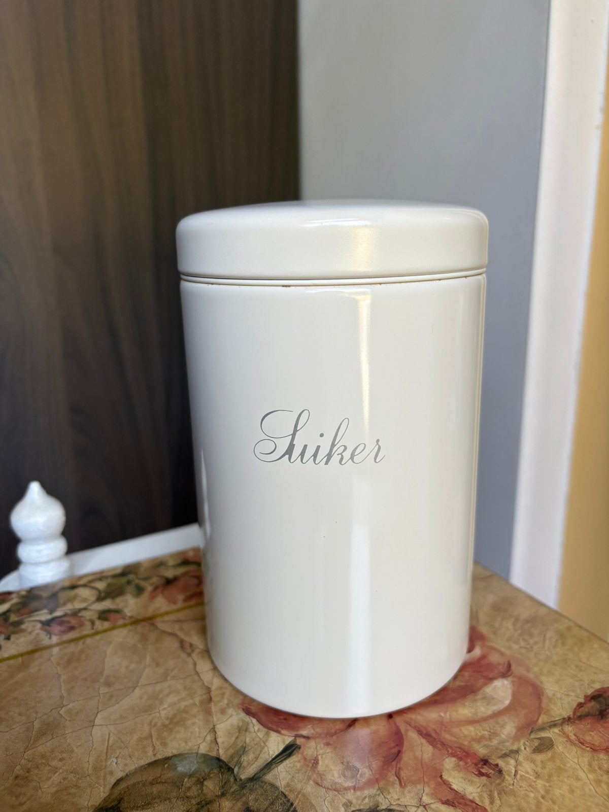 Brabantia Suikerbus, Gebruikt, Ophalen of Verzenden, Metaal, Wit