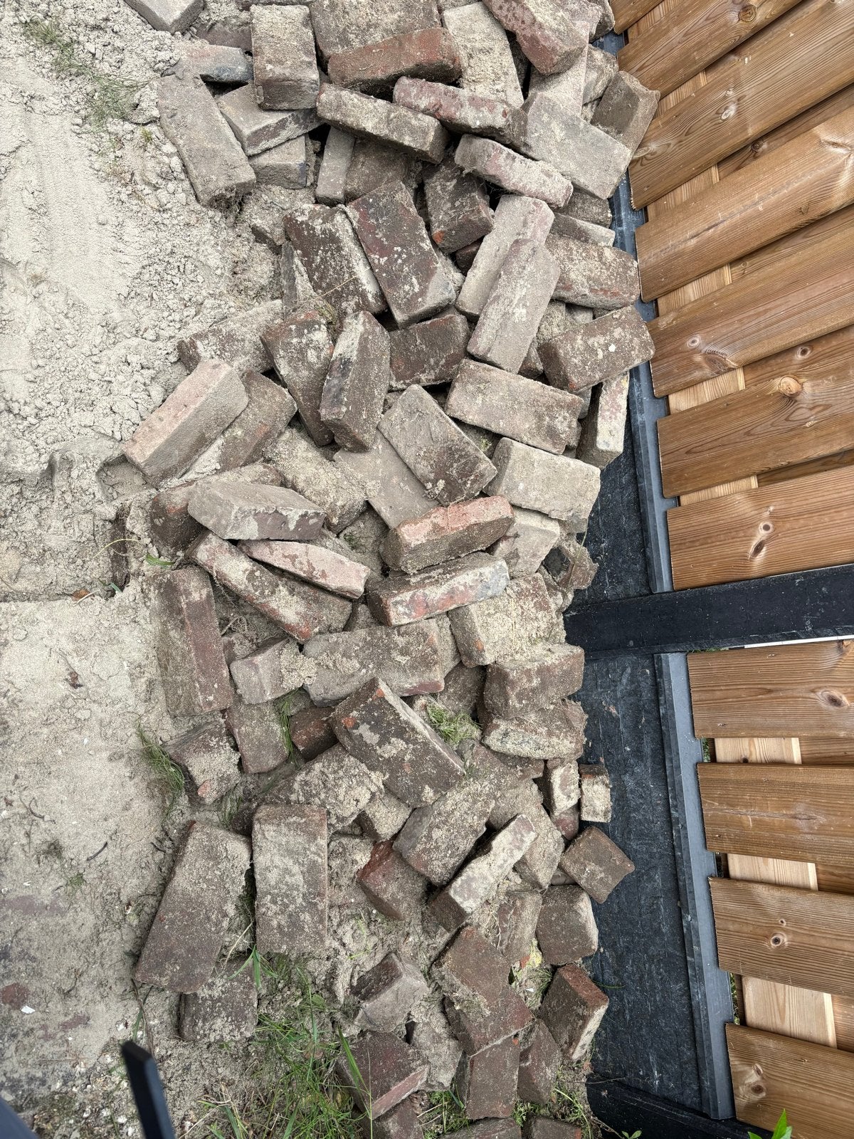 GRATIS Waaltjes / Klinkers - ZELF OPHALEN, Tuin en Terras, Tegels en Klinkers, Ophalen, Overige materialen, Gebruikt, Klinkers