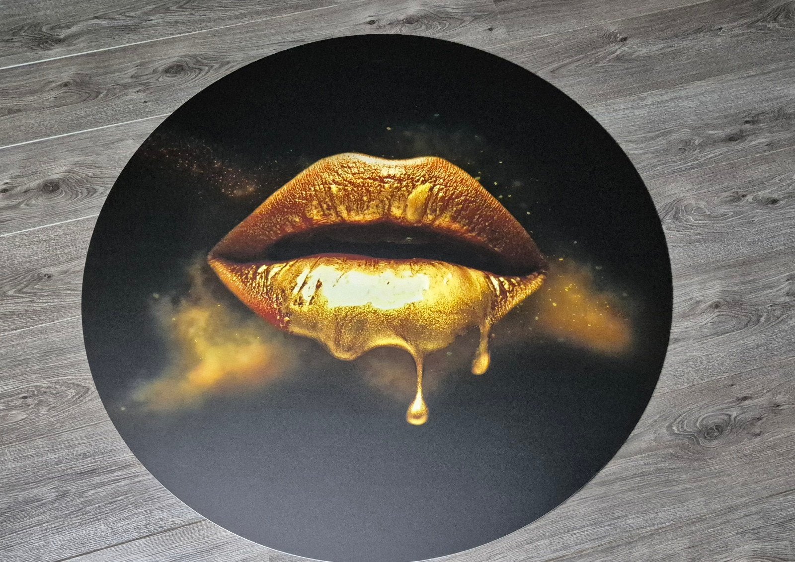 Wandcirkel, Ophalen, Zwart, 100 cm, Zo goed als nieuw