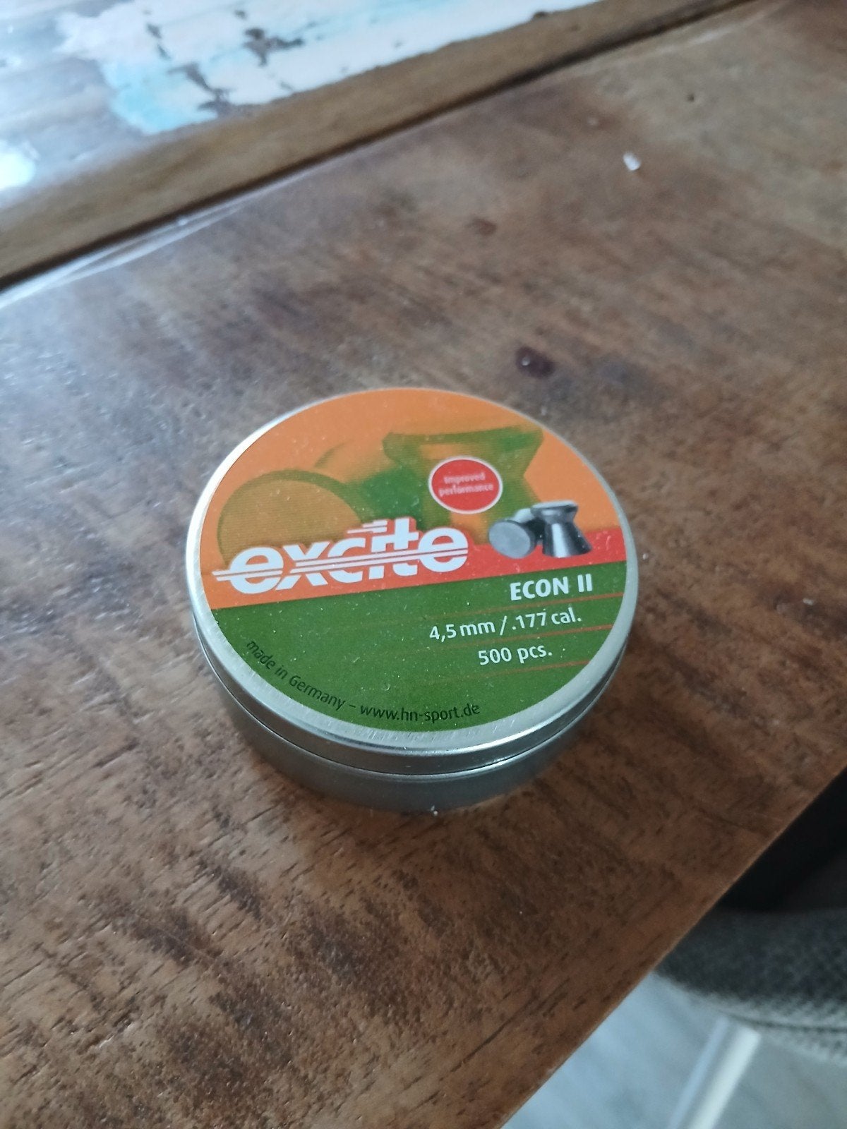 Excite Econ II Luchtbukskogeltjes 4.5mm (.177 cal), Ophalen of Verzenden, Gebruikt