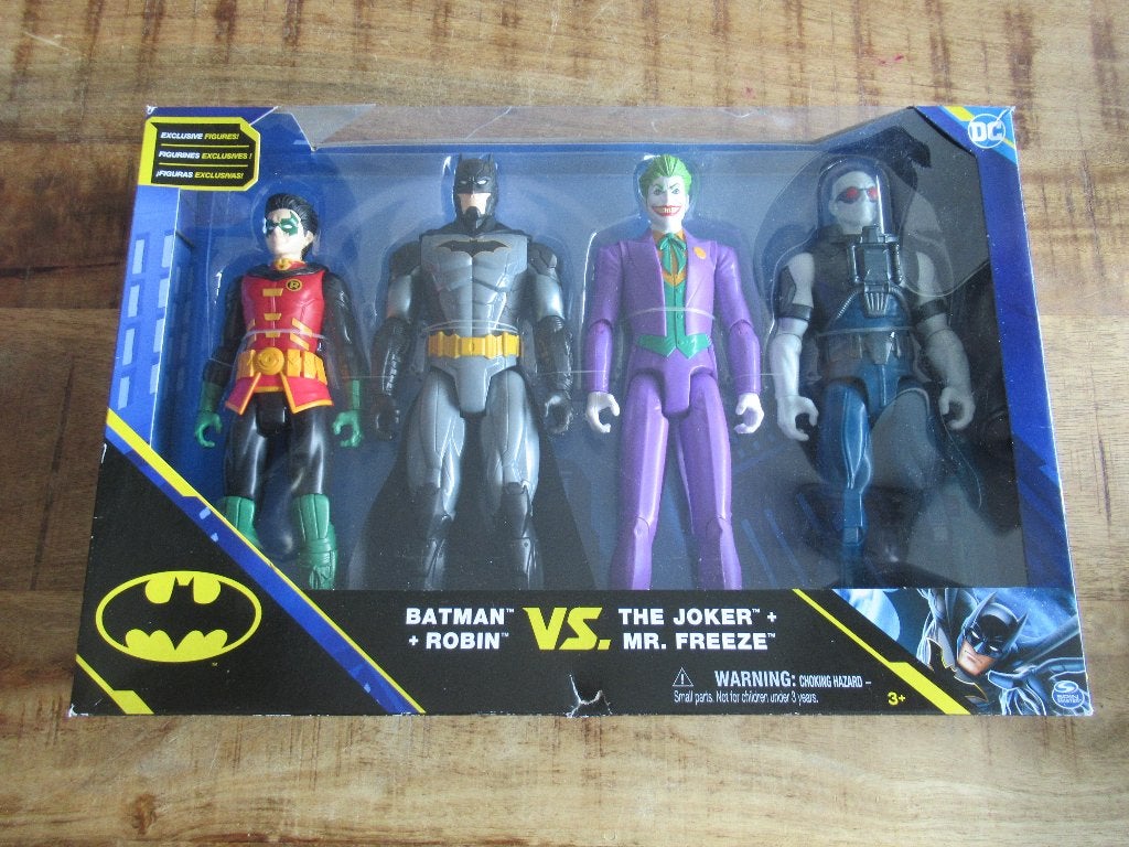 NIEUW Batman + Robin Vs Joker + Mr. Freeze 4 Actiefiguren, Ophalen of Verzenden, Nieuw