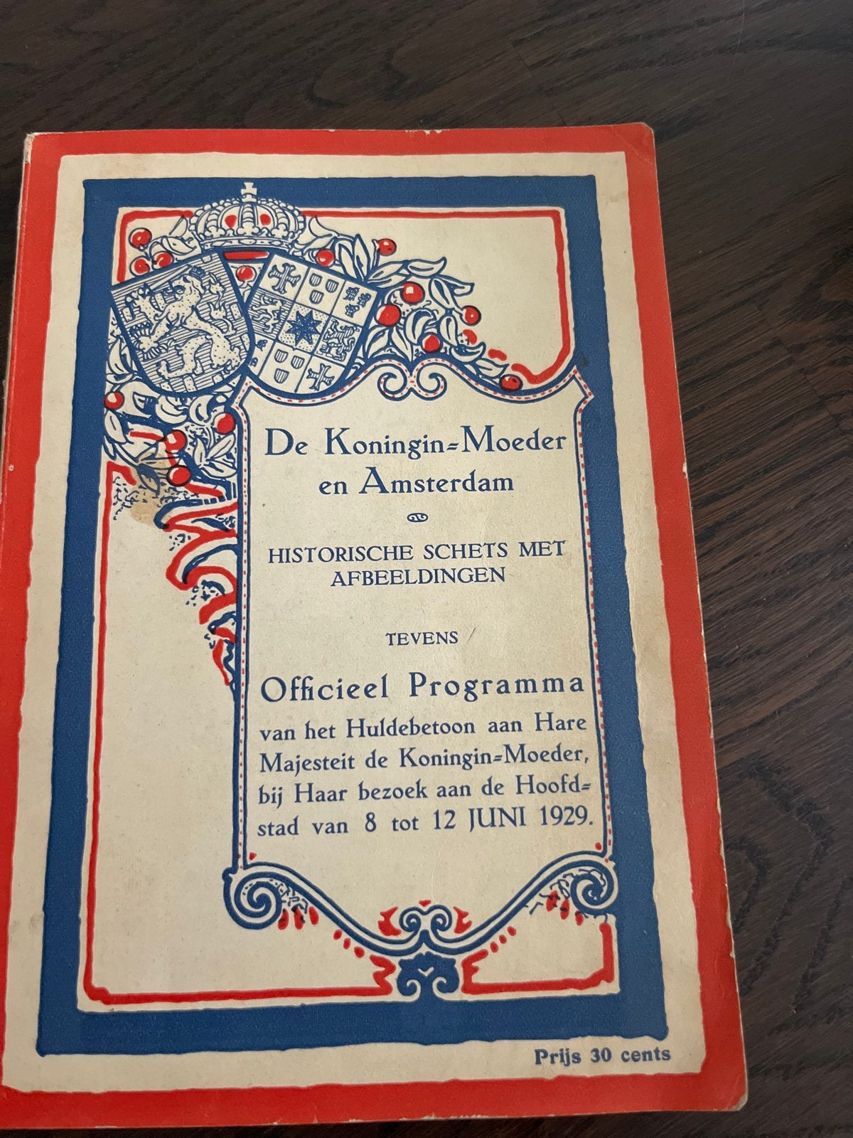 De Koningin-Moeder en Amsterdam - Historische schets, Ophalen of Verzenden, 20e eeuw of later, Gelezen