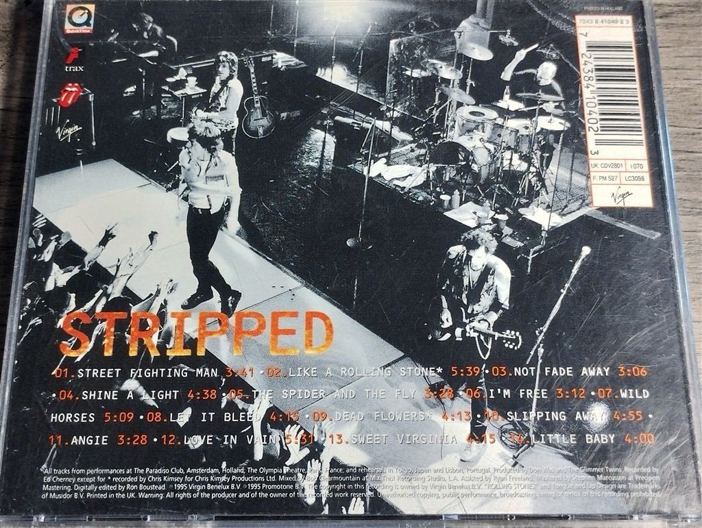 The Rolling Stones - Stripped, Cd's en Dvd's, Ophalen of Verzenden, Zo goed als nieuw, Poprock