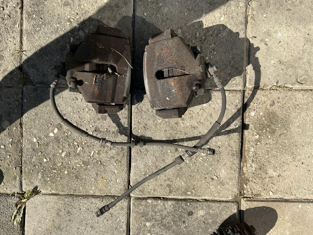 Voorremmen Audi A1 L + R voorrem 8X, Ophalen of Verzenden, Gebruikt, Audi