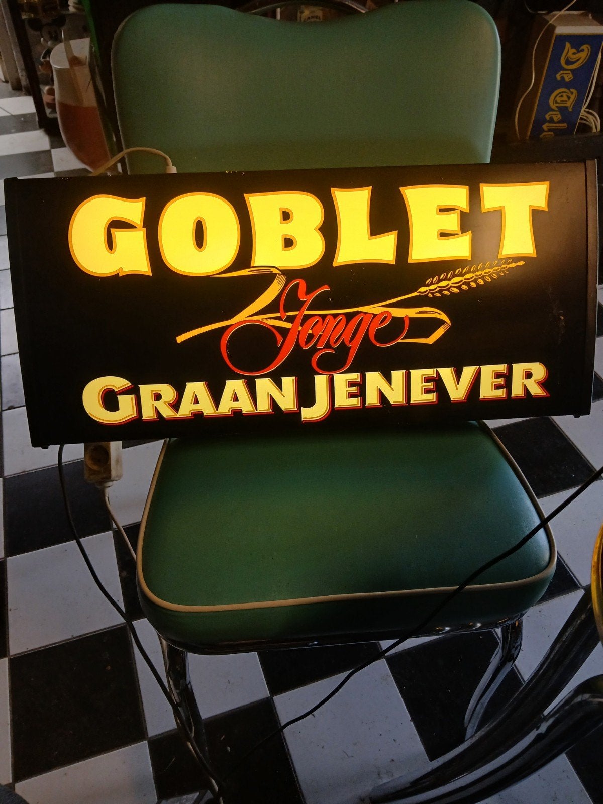 lichtbakje goblet, Ophalen of Verzenden, Zo goed als nieuw