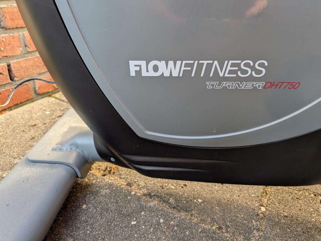 Hometrainer Flowfitness Turner DHT 750 - Zeer goede staat, Sport en Fitness, Ophalen, Zo goed als nieuw, Metaal, Benen