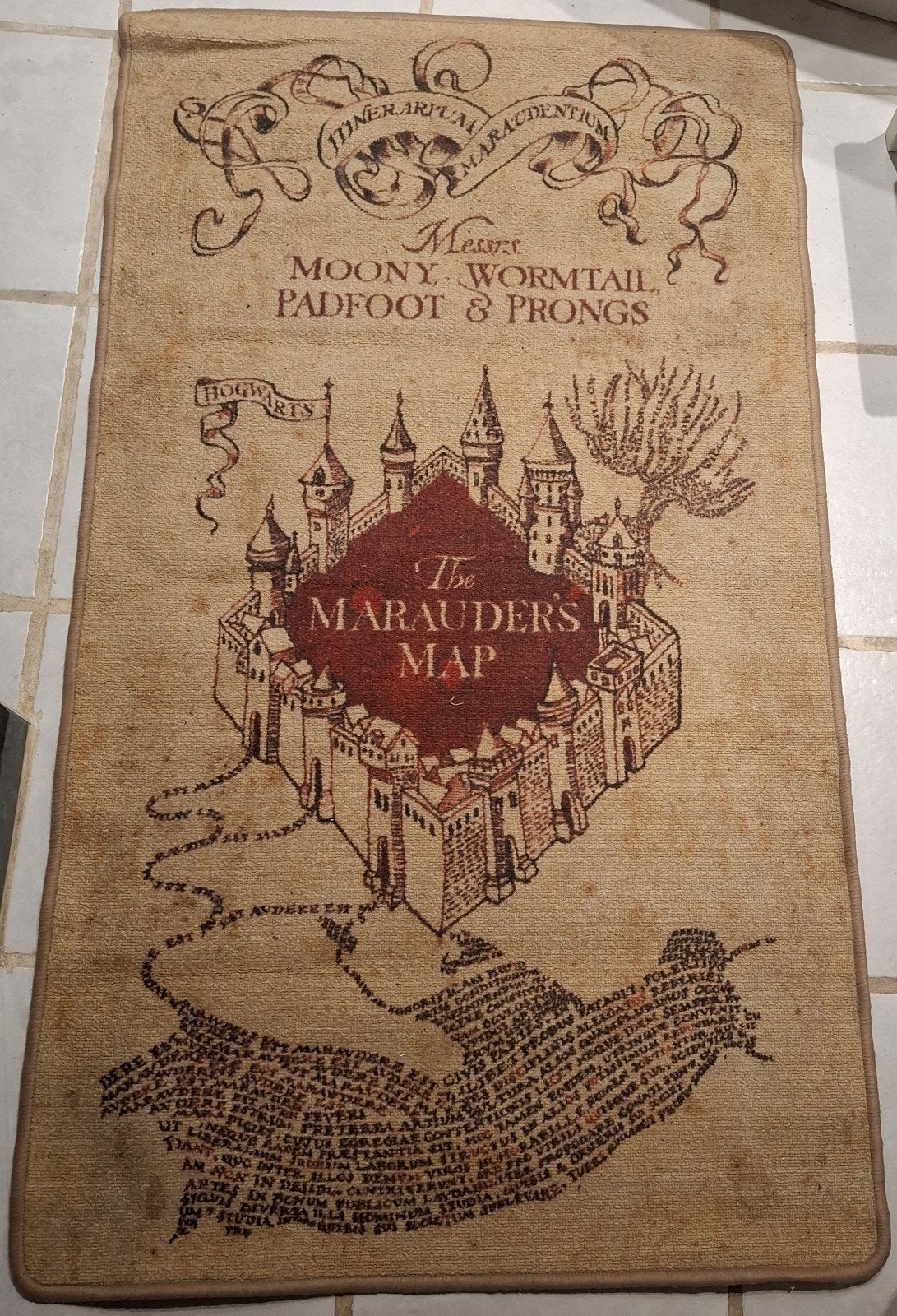 Harry Potter Marauder's Map Vloerkleed, Ophalen, Gebruikt