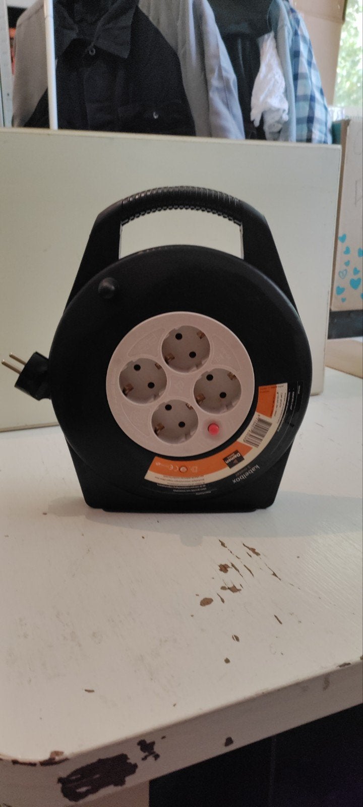 Damen Electro Kabelbox 5 meter, Ophalen of Verzenden, Zo goed als nieuw, Overige merken, Kabelhaspel
