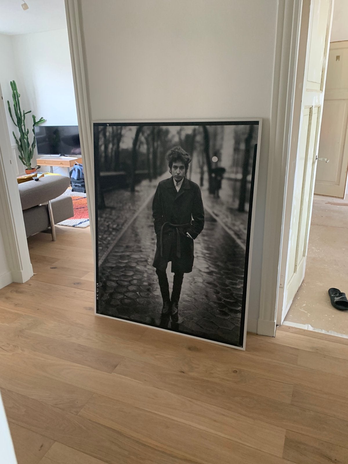 Bob Dylan poster op dibond, Ophalen, Nieuw, 125 cm of meer, Foto of Poster