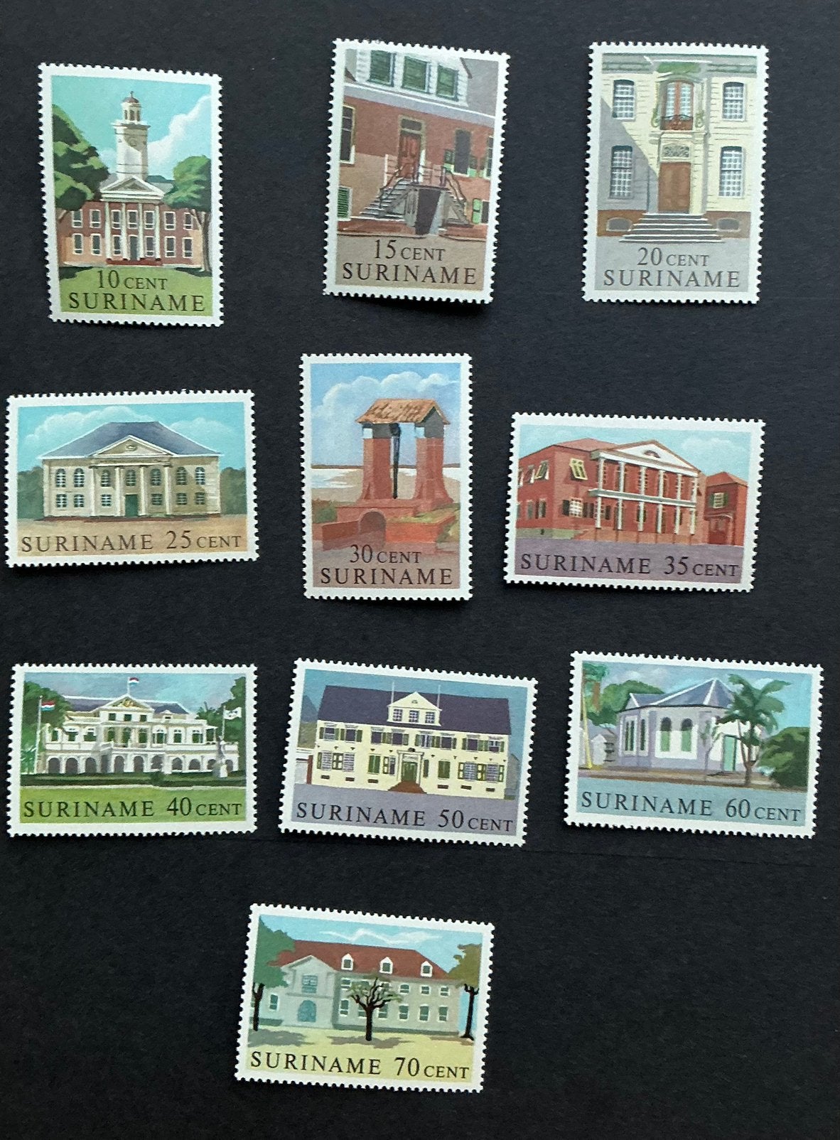 Suriname NVPH 361-370  postfris, Ophalen of Verzenden, Postfris
