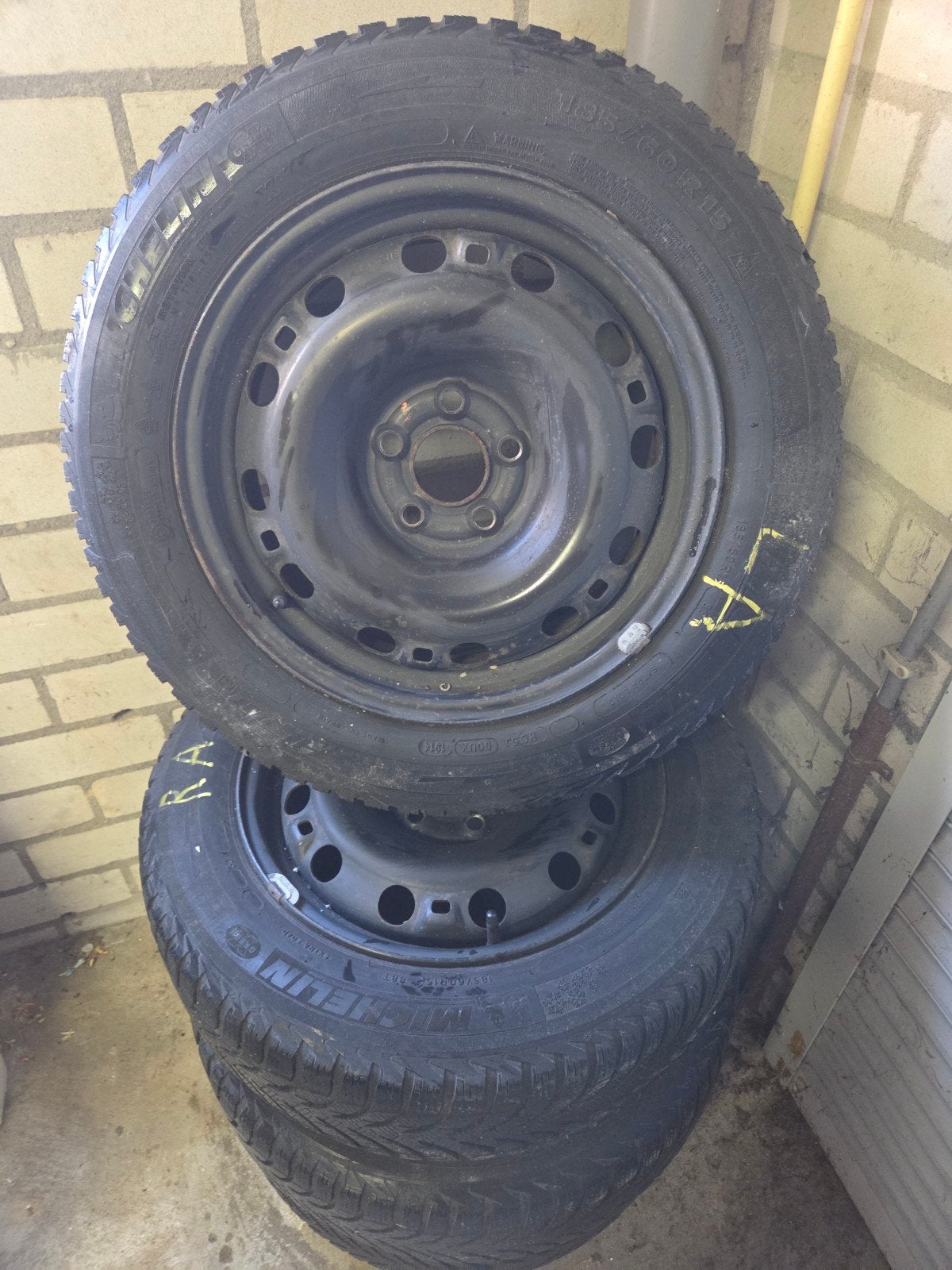 Michelin winterbanden, Ophalen, Gebruikt, 15 inch, Band(en)
