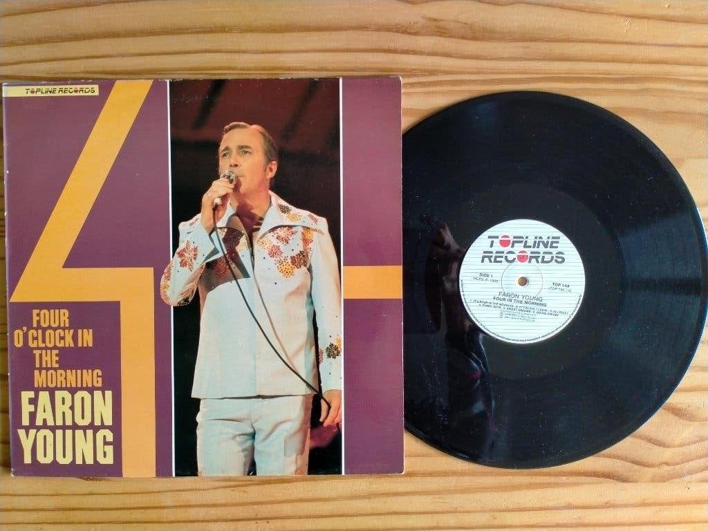 LP  -  Faron Young  –  Four O’Clock In The Morning  –  1986, LP, Ophalen of Verzenden, Zo goed als nieuw, 12 inch