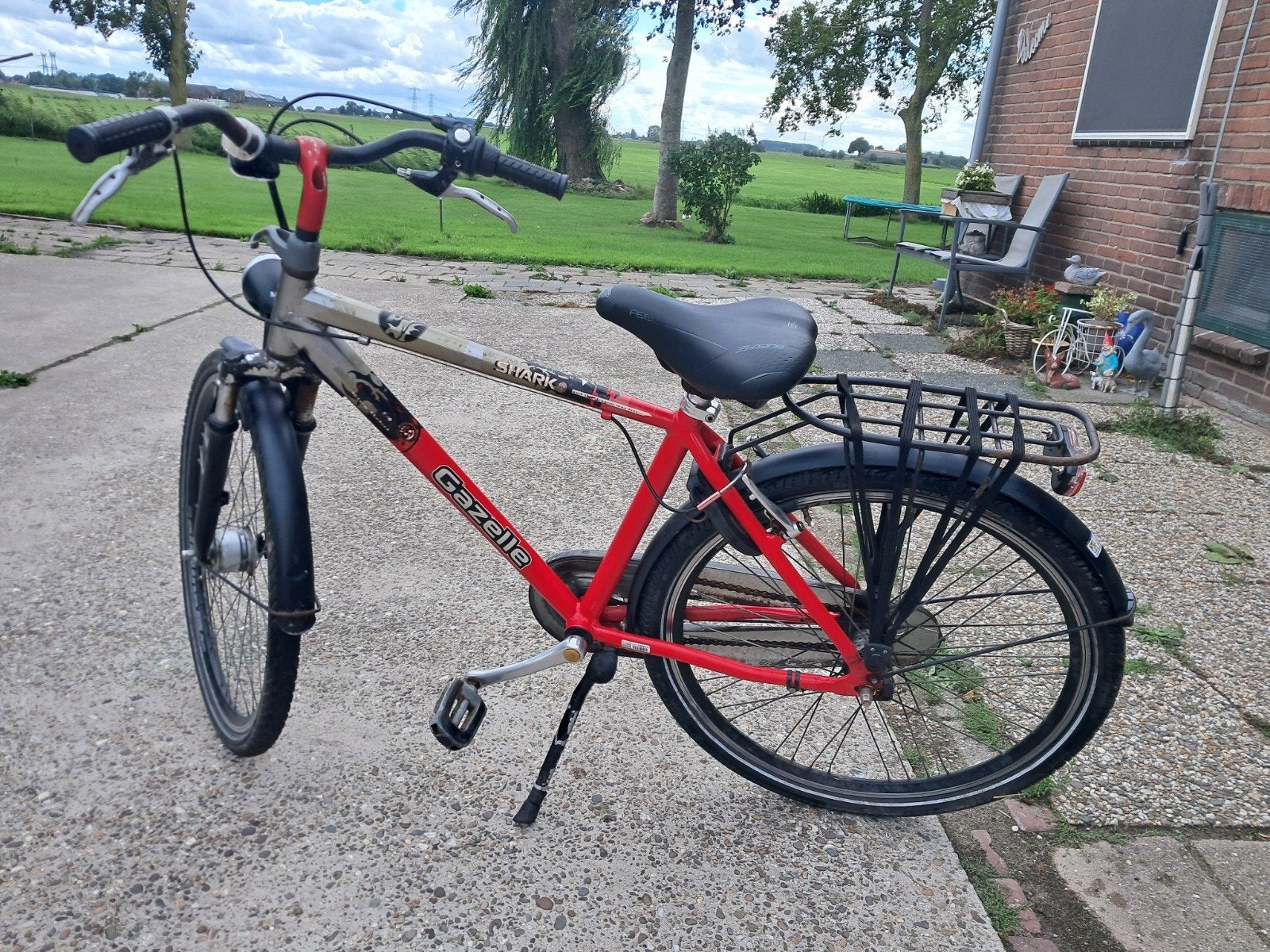 gazelle shark jongensfiets wielmaat 26 inch, Fietsen en Brommers, Fietsen | Jongens, Terugtraprem, Gebruikt, Versnellingen, Gazelle shark