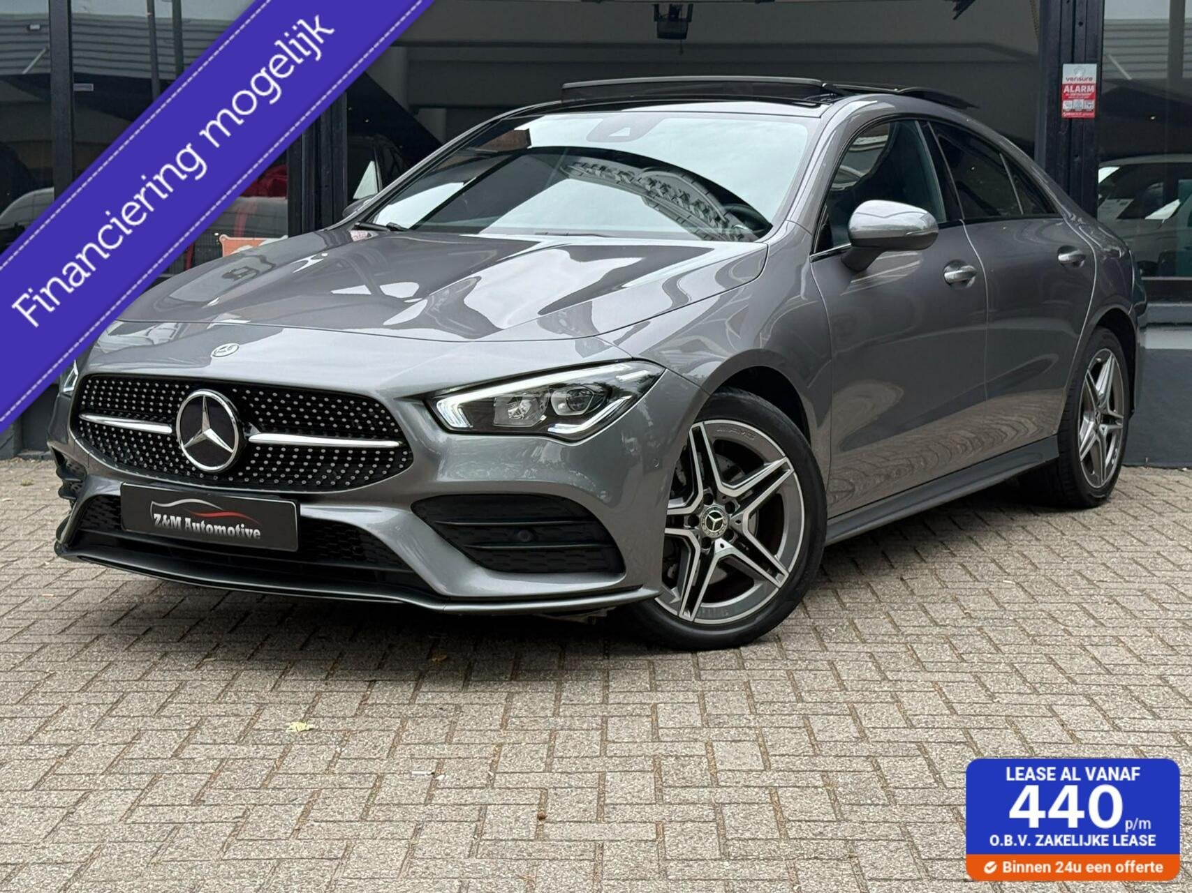 Mercedes CLA-klasse 250 e AMG Aut*Pano*Navi*Ambient*Led, Auto's, CLA, Gebruikt, 4 cilinders, Automatische klimaatregeling