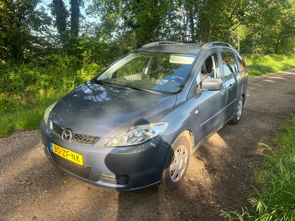 Mazda 5 1.8 Benzine 2008 Grijs 7 Persoons, 1370 kg, 4 cilinders, 7 stoelen, Origineel Nederlands