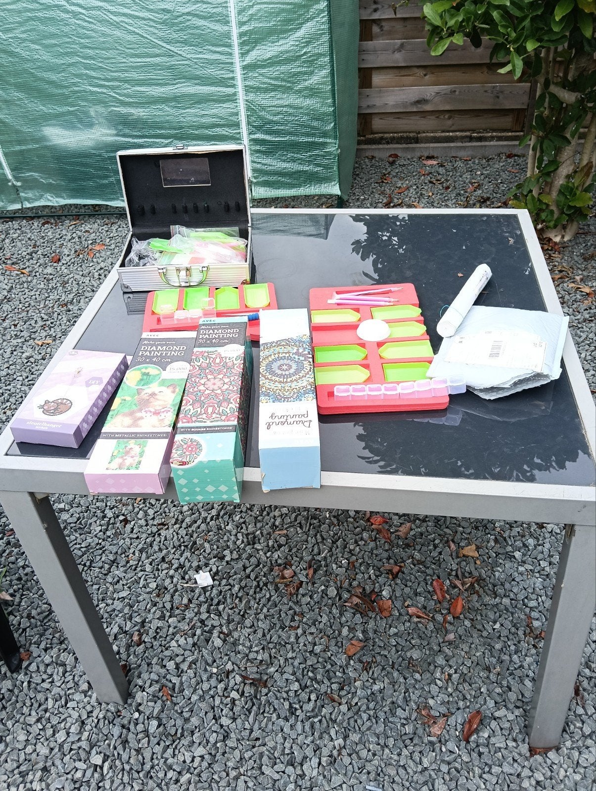 Diamond Painting Set met Opbergkoffer en Accessoires, Ophalen of Verzenden