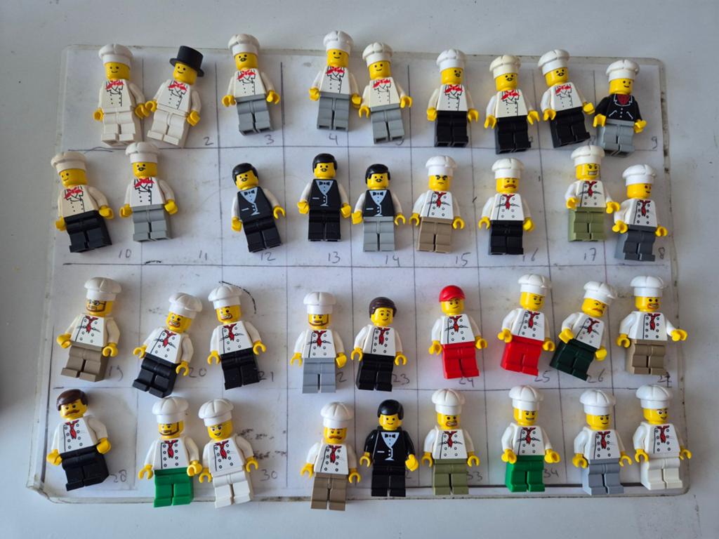 Lego adv30 kok ober city vintage restaurant poppetjes, Ophalen of Verzenden