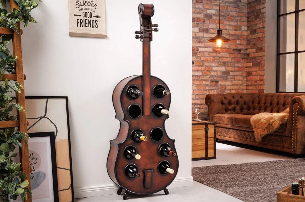 houten wijnrek cello voor 10 flessen NIEUW IN DOOS, 5 tot 15 flessen, Nieuw, Ophalen of Verzenden, 75 cm of meer