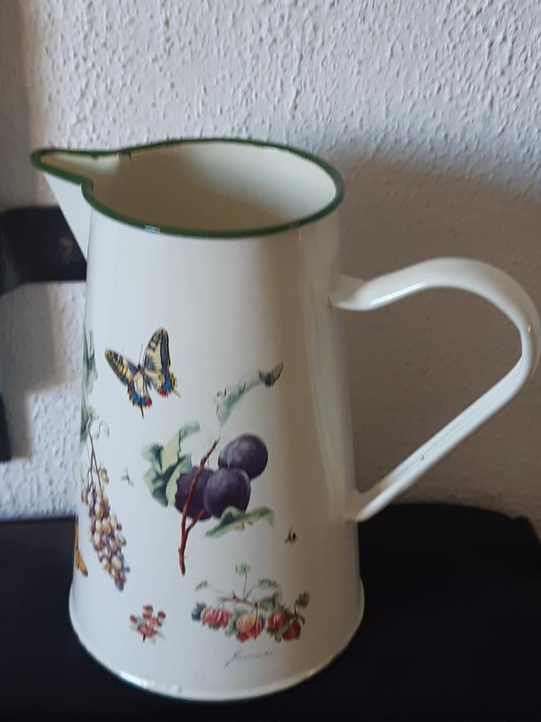 Emaille kan Janneke Brinkman Salentijn,stoer brocante, Ophalen of Verzenden