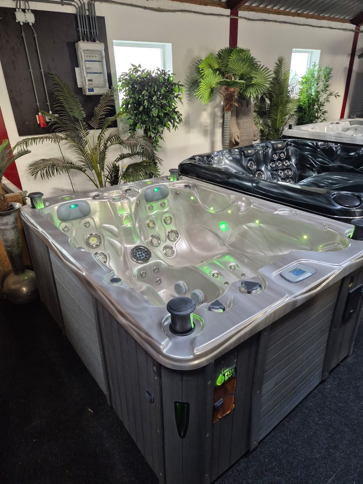 Jacuzzi balboa fox essens . 3 persoons werkend te zien, Tuin en Terras, Ophalen of Verzenden, Zo goed als nieuw