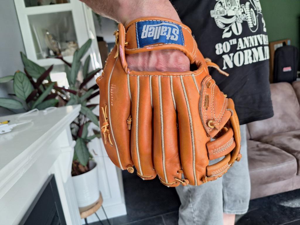 Staller Baseballhandschoen, Ophalen of Verzenden, Gebruikt, Honkbal, Handschoen