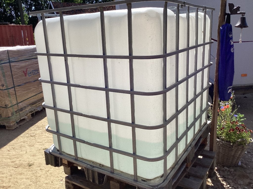 IBC gebruikt met kooi (2 stuks), Tuin en Terras, Ophalen, Kunststof, Gebruikt, Met kraantje