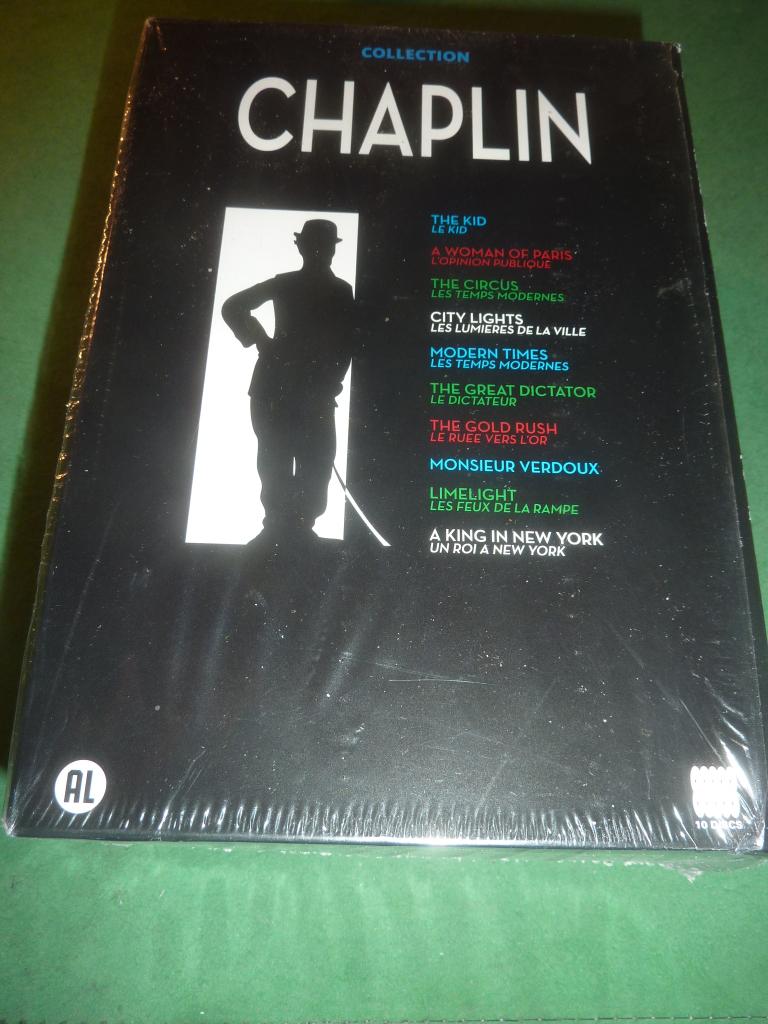 CHAPLIN COLLECTION    10 dvd-box  Charly Chaplin, Verzenden, Alle leeftijden, Zo goed als nieuw, Komedie