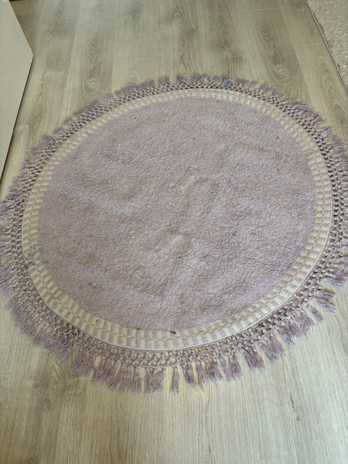 Ronde mat lila paars, Ophalen, Gebruikt, Rond, 100 tot 150 cm